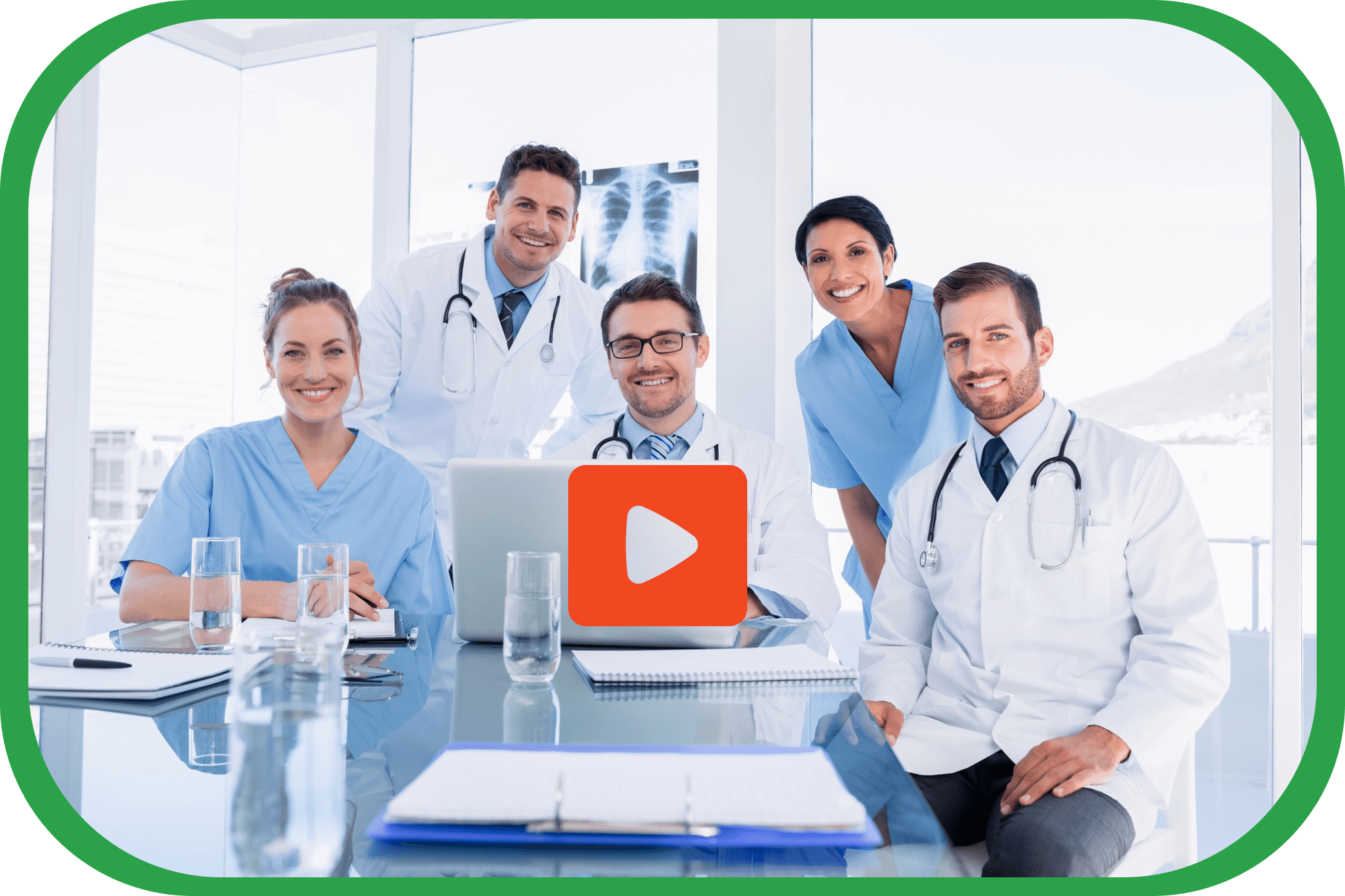 Medical team meeting